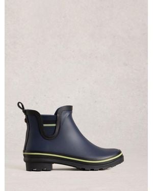 White Stuff Stuff Puddle Wellie Boots - Blue