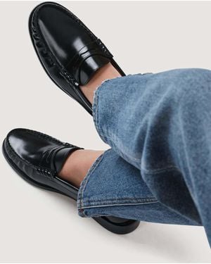 Jones Bootmaker Perna Smart Leather Moccasins - Blau