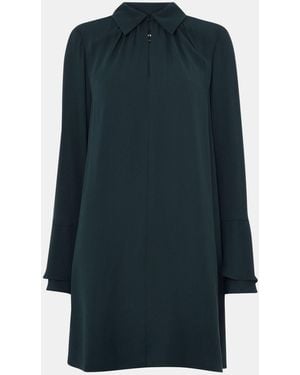 Whistles Trapeze Mini Dress - Blue