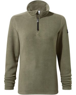 TOG24 Revive Fleece-Pullover Mit Rv-Kragen - Grün