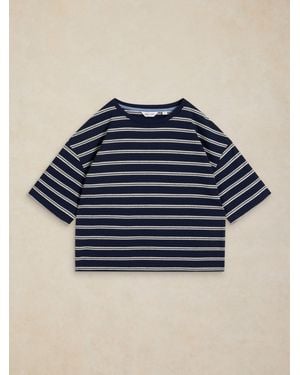 White Stuff Stuff Katya Stripe T-Shirt - Blue