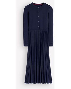 Boden Cable Stitch Knitted Dress - Blau