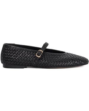Dune Ballerina-Freizeitschuhe Aus Leder - Weiß
