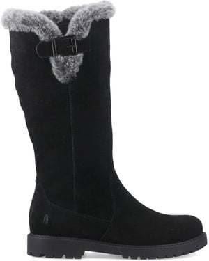 Hush Puppies Honor Long Boots - Black