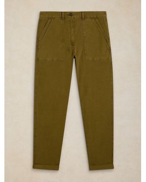 White Stuff Twister Chino Trousers - Green