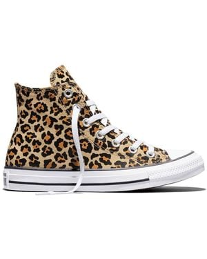 Converse Chuck Taylor Leopard High Sneakers - White