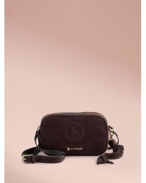 Ted Baker Suede Cross-Body Camera Bag - Brown