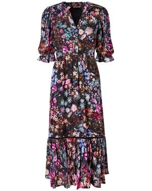 Joe Browns Tiered Georgette Midi Dress - White