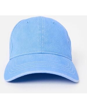 Oliver Bonas Washed Bow Cap Hat - Blue