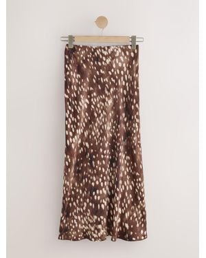 Next Satin Midi Skirt - Multicolor