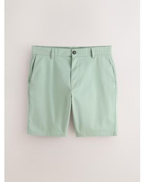 Next Slim Fit Stretch Chino Shorts - Green