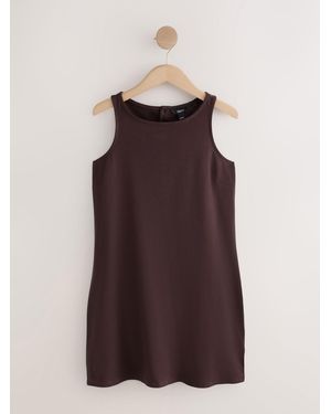 Next Jersey Shift Dress - Purple