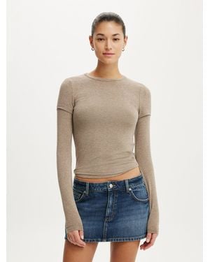 Cotton On Original Denim Skort - Blue