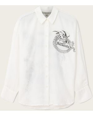 AllSaints Allsaints Sparrow Shirt - Natural