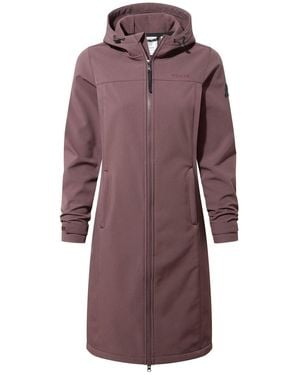 TOG24 Tog 24 Marina Long Water Resistant Softshell Jacket - Purple