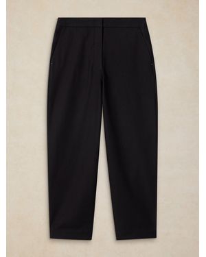 White Stuff Illy Crop Straight Pants - Black