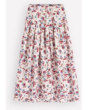 Boden Valentina Linen Skirt - Pink
