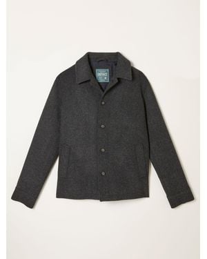 FatFace Fatface Hadston Wool Mix Jacket - Black