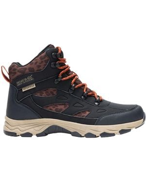 Regatta Leopard Print Vendora Boots - Blue