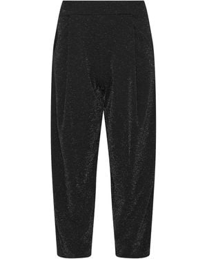 PixieGirl Petite Pixiegirl Petite Metallic Barrel Pants - Black