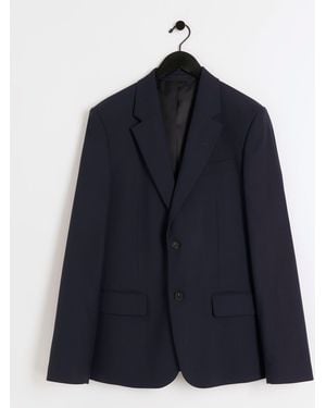 River Island Slim Fit Suit Jacket - Blue