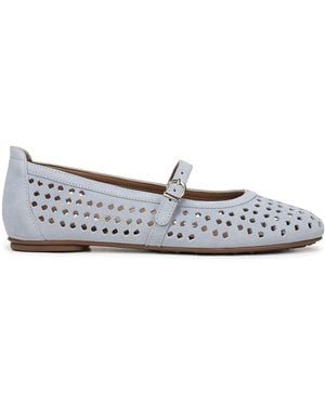 Naturalizer Aria-Perf Wide Fit Mary Jane Shoes - Weiß