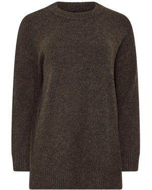 M Com Crew Neck Jumper - Grey