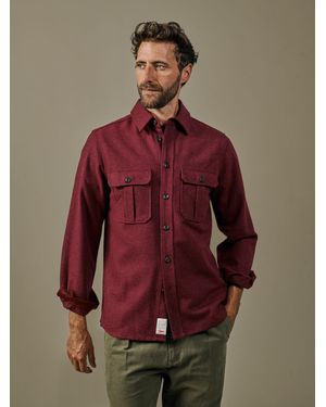 aubi Lysaghts Overshirt Aus Wolle - Rot