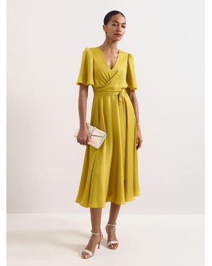 Phase Eight Abbie Wrap Dress - Yellow