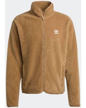 adidas Originals Trefoil Essentials Teddy Fleece - Brown