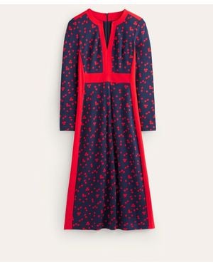 Boden Catherine Ponte Midikleid46 R - Rot