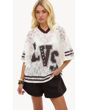 Loavies Dazzle Days Top - White