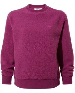 TOG24 Clayborne Damen Sherpa Pullovereu 36 (Uk 8) - Lila