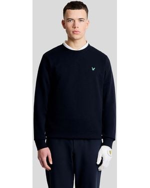 Lyle & Scott Golf Crewneck Sweatshirt - Blue