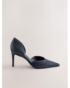 Next Forever Comfort Two Part Point Toe Heels - Blue