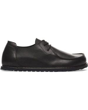 Birkenstock Utti Lace Leather Shoes - Schwarz