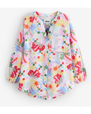 Eleanor Bowmer Cotton Beach Shirt - White