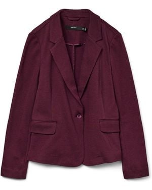 Vero Moda Fitted Blazer - Purple