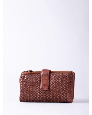 Lakeland Leather Large Wreay Tab Purse - Red