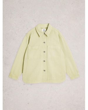 White Stuff Molly Shacket - Natural