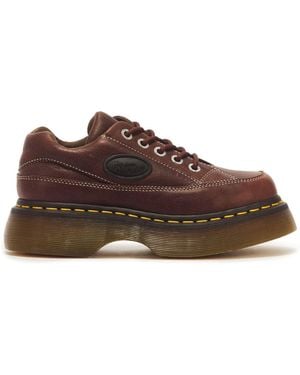 Dr. Martens Buzz 5I Grizzly Leather Shoes - Brown