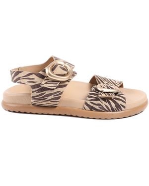 Jones Bootmaker Jones Bootmaker Juneau Buckled Sandals - Pink