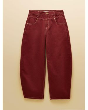 Joules Rust Western Horseshoe Jeans - Red