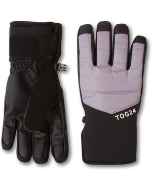 TOG24 Tog 24 Adventure Waterproof Insulated Ski Gloves - Black