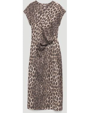Hush Athena Twist-Detail Jersey Dress - Multicolor
