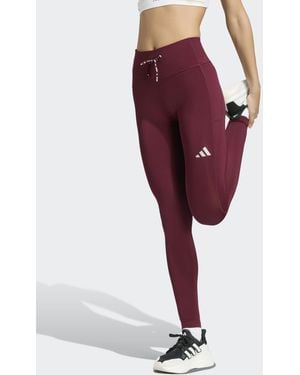 adidas Run Essentials Full Length Leggings - Red