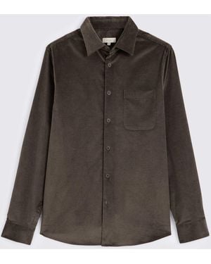 Moss Button Down Corduroy Shirt - Braun