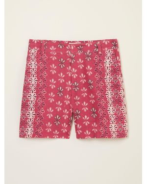 FatFace Fatface Nell Linen Blend Shorts - Pink