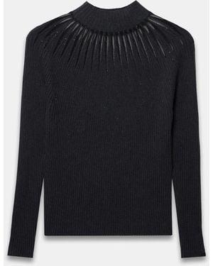 Mint Velvet Sparkle Knit Sweater - Blue