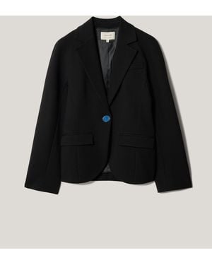 Jigsaw Ponte Sculpted Blazer - Black